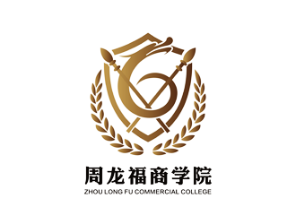 譚家強的周龍福商學院logo設計