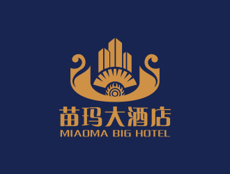 苗瑪大酒店logo設計