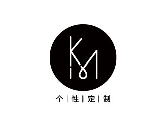 KM服飾皮具logo設(shè)計