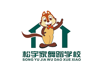 盛銘的松宇家兒童舞蹈學(xué)校教育培訓(xùn)logologo設(shè)計(jì)