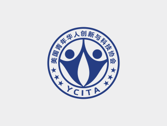 林萬里的美國青年華人創(chuàng)新與科技協(xié)會標示logologo設計