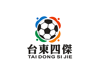 盛銘的臺東四杰足球logologo設計