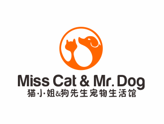 林萬里的Miss Cat & Mr. Dog Logologo設(shè)計(jì)