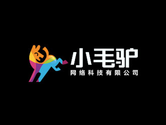 鐘炬的福建小毛驢網(wǎng)絡科技有限公司logo設計