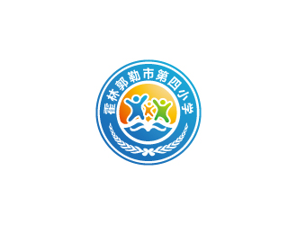 林穎穎的霍林郭勒市第四小學(xué)logo設(shè)計(jì)