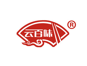 朱兵的云百味快餐店祥云logologo設計