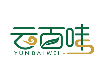 唐國強的云百味快餐店祥云logologo設計