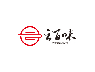 馮國輝的云百味快餐店祥云logologo設計