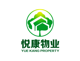 譚家強的重慶悅康物業(yè)管理有限公司標志logo設(shè)計