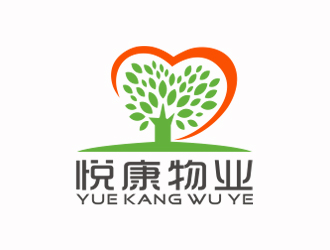 劉小勇的重慶悅康物業(yè)管理有限公司標(biāo)志logo設(shè)計(jì)