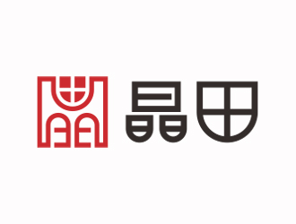 劉小勇的晶田粵菜餐廳標志logo設計