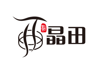 尹澤云的晶田粵菜餐廳標志logo設計