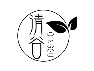 郭重陽的清谷芝麻粉印章字體logo設(shè)計