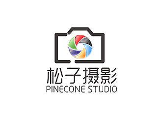 秦曉東的松子攝影PINECONE STUDIOlogo設(shè)計