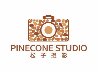 林思源的松子攝影PINECONE STUDIOlogo設(shè)計