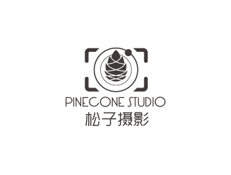 林穎穎的松子攝影PINECONE STUDIOlogo設(shè)計