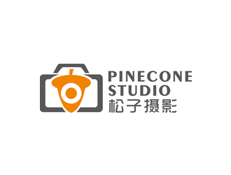 趙鵬的松子攝影PINECONE STUDIOlogo設(shè)計