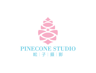 陳兆松的松子攝影PINECONE STUDIOlogo設(shè)計