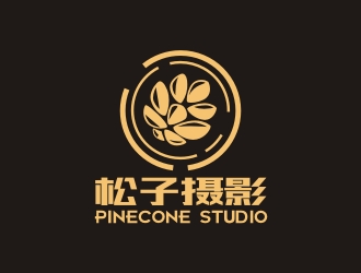 曾翼的松子攝影PINECONE STUDIOlogo設(shè)計