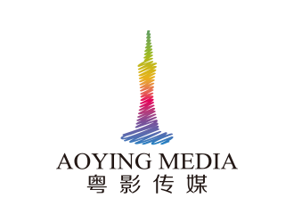 黃安悅的粵影傳媒有限公司標志logo設計