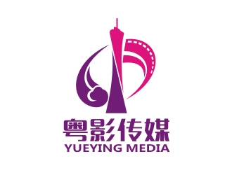 曾翼的粵影傳媒有限公司標志logo設計