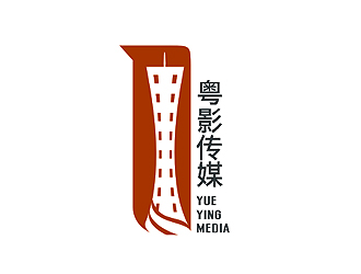 盛銘的粵影傳媒有限公司標志logo設計