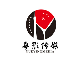 劉彩云的粵影傳媒有限公司標志logo設計