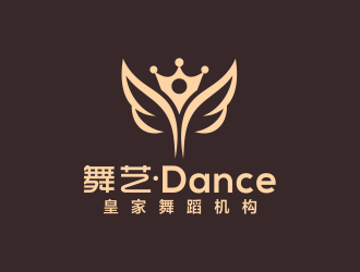 林萬里的舞藝·Dance皇家舞蹈機(jī)構(gòu)logo設(shè)計(jì)