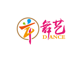 周金進的舞藝·Dance皇家舞蹈機構logo設計