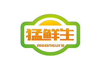 趙鵬的猛鮮生moonsurelogo設(shè)計