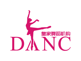 葉美寶的舞藝·Dance皇家舞蹈機(jī)構(gòu)logo設(shè)計(jì)