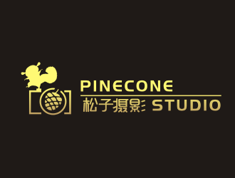 松子攝影PINECONE STUDIOlogo設計