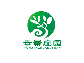 盛銘的雲(yún)景莊園印章標(biāo)志logo設(shè)計