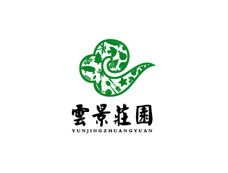 Ze的雲(yún)景莊園印章標(biāo)志logo設(shè)計(jì)