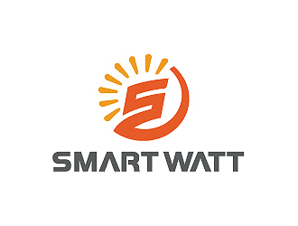 彭波的Smart Watt LED照明 英文logologo設(shè)計(jì)