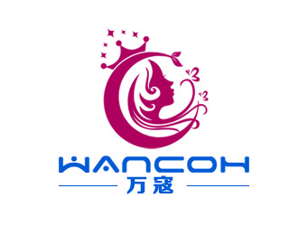 萬寇/wancoh化妝品商標(biāo)logo設(shè)計(jì)