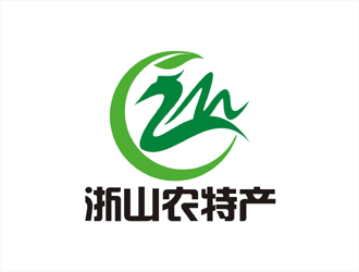 周都響的農(nóng)特產(chǎn)山水元素logologo設(shè)計(jì)