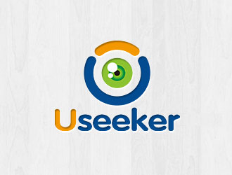 鐘炬的useeker科技公司logologo設(shè)計(jì)