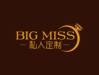 秦曉東的鉆石珠寶店-big misslogo設(shè)計