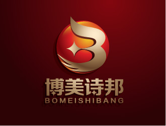 陳曉濱的博美詩邦文化傳媒 印章類logo設計