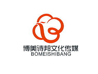 盛銘的博美詩邦文化傳媒 印章類logo設計