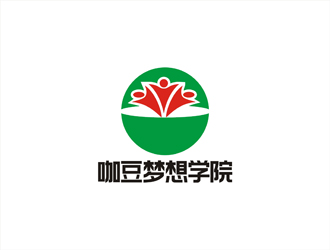 周都響的咖豆夢想學院logo設(shè)計