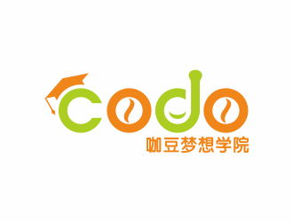 何嘉健的咖豆夢想學院logo設計