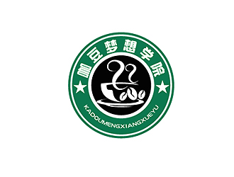 秦曉東的咖豆夢想學院logo設(shè)計