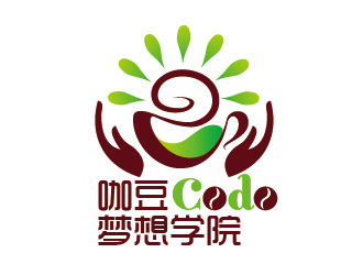 陳曉濱的咖豆夢想學院logo設(shè)計