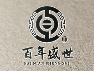 彭波的百年盛世古典家具印章風(fēng)格logologo設(shè)計(jì)