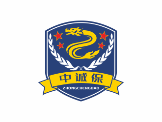 何嘉健的中誠保，圖形對稱logo設計