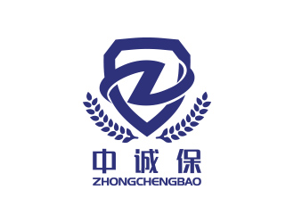 黃安悅的中誠保，圖形對稱logo設計