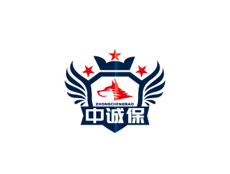 周金進的中誠保，圖形對稱logo設計