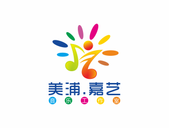 何嘉健的美浦·嘉藝音樂工作室logologo設(shè)計